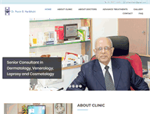 Tablet Screenshot of haribhaktiskinclinic.com